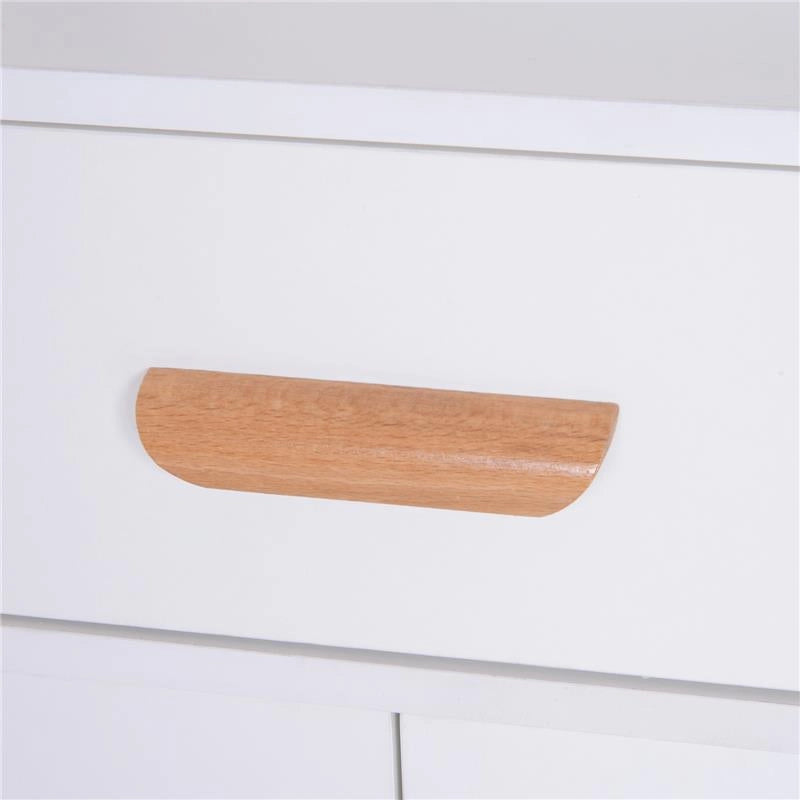 MOBILETTO CON PIEDINI 80 X 29.5 X 96 CM IN LEGNO DI PINO BIANCO