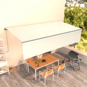 Tenda da Sole Retrattile Automatica con Parasole 6x3 m Crema cod mxl 60896
