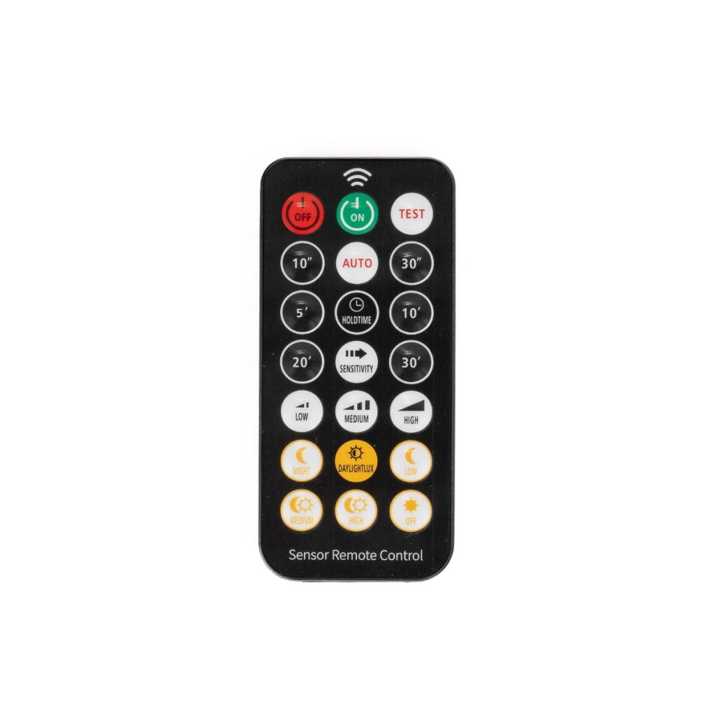 Plafoniera LED 18W tonda 30cm nera sensore+tele IP44 V-TAC