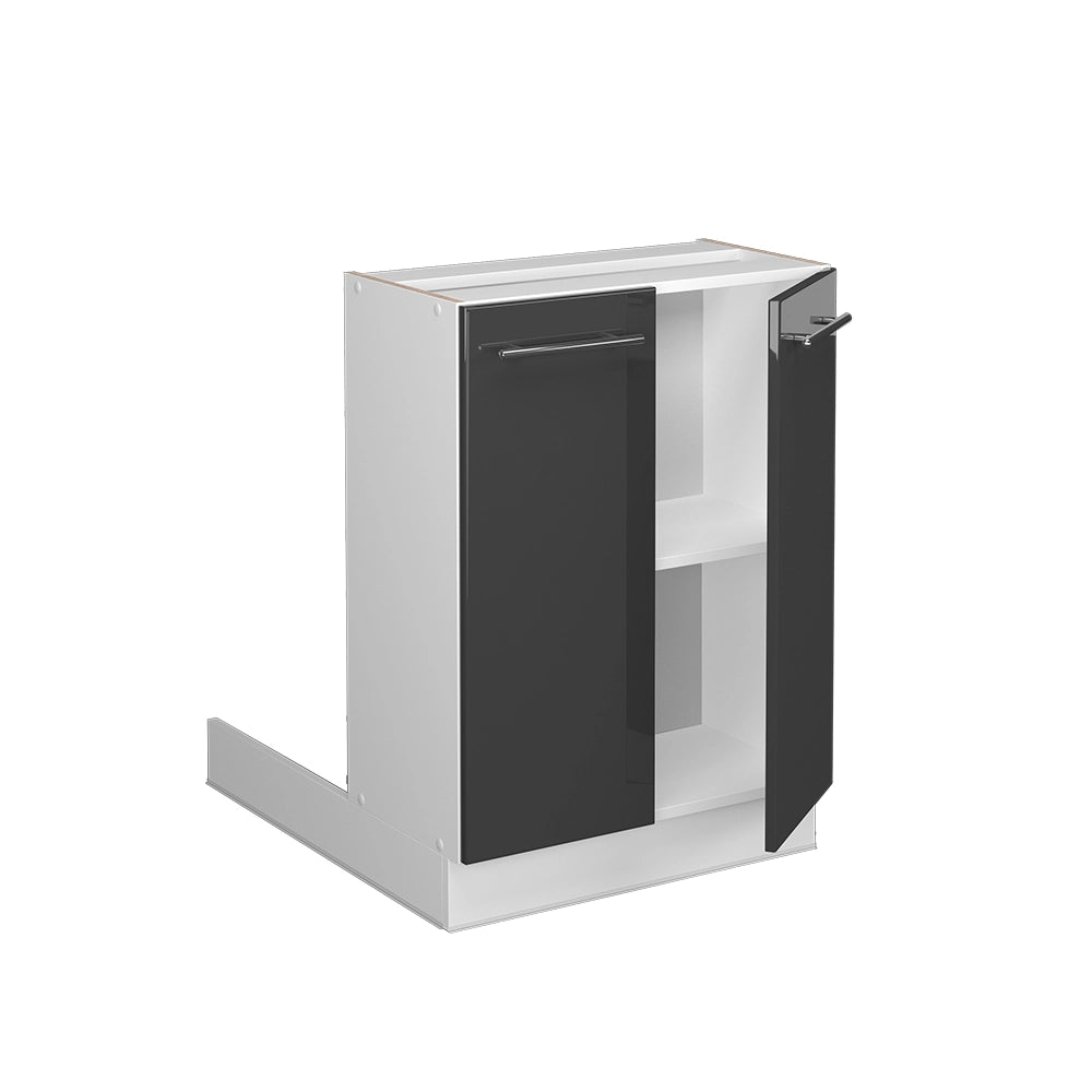 Vicco Isola cucina Antracite lucido 60 cm senza piano di lavoro