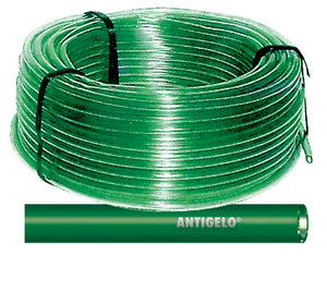 tubo in pvc antigelo trasparente col. verde ï mm. 22x30 (mt. 60) cod:ferx.vit45320