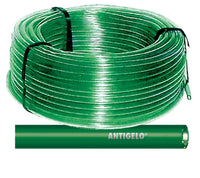 tubo in pvc antigelo trasparente col. verde ï mm. 18x24 (mt. 100) cod:ferx.vit26141