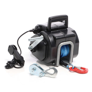 Argano elettrico a fune 12V Verricello a motore fino a 2267kg Motore 450W 1,38m/min Paranco