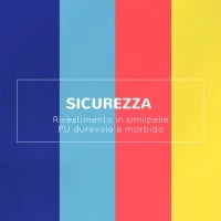 Set Costruzioni Morbide da 4 Pezzi, Gioco Educativo per Bambini Età 1-3 Anni per Casa e Scuola, Multicolore
