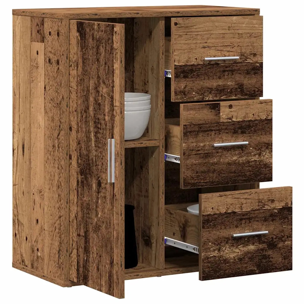 Credenza-Buffet-Armadio da cucina Legno vecchio 60 x 31 x 70 cm Legno multistrato 875044