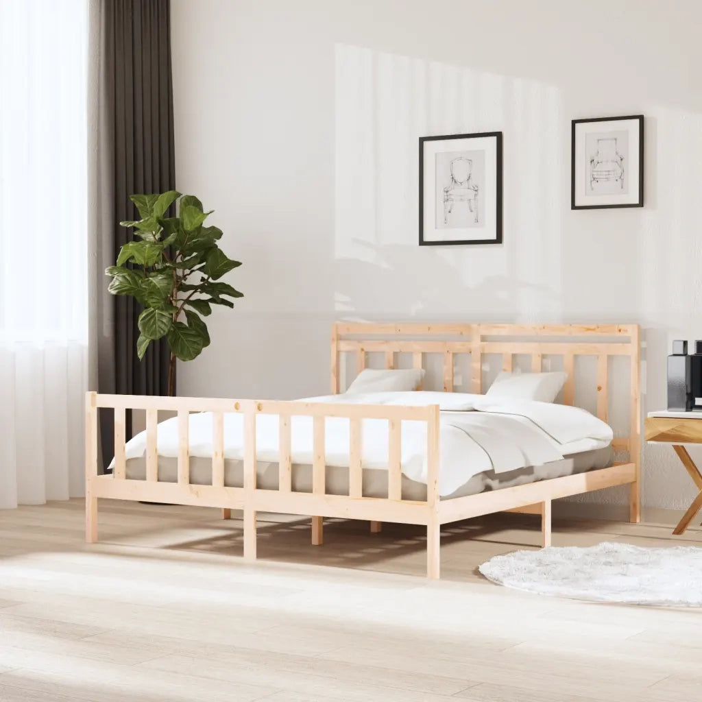 Giroletto 180x200 cm Super King in Legno Massello 3100973