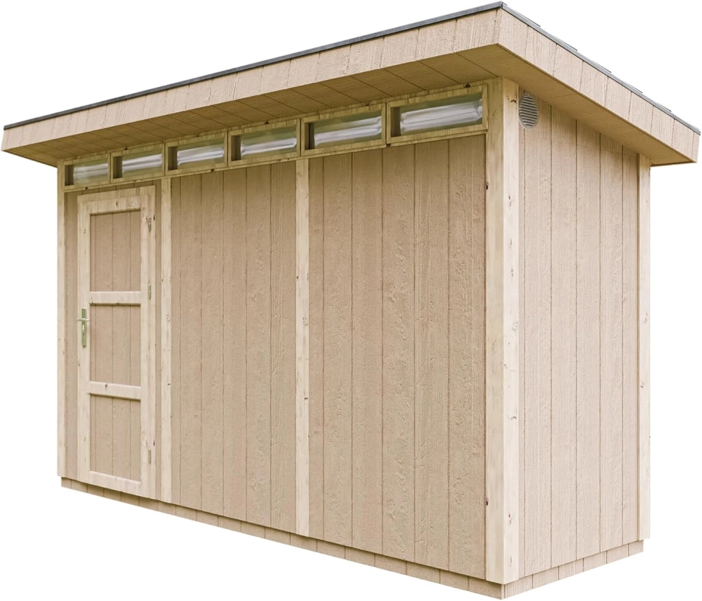 Casetta da Giardino di QUALIT? PREMIUM 4,3m?²-L161xW411cm - TIMBELA M902
