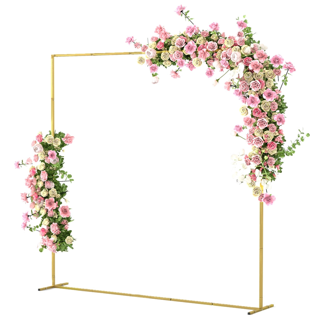 Arco per Rose in Metallo ¨C Zephmum ¨C Dorato 200x40x200 cm