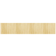Tappeto del soggiorno | Tappeto Rettangolare Natura Chiaro 80x400 cm in Bamb¨´