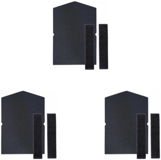 Set di filtri - set di pad per filtro - compatibile con Miele asciugatrice filtro a spugna 6057930 9688381 - Manutenzione lavatrice e asciugatrice - nero
