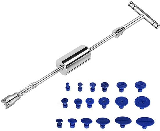 Riparazione Dentature - Eliminazione di Buchi - Tasto a Slitta per Martello a Uscita - Funzionale e Sicuro - Auto Body Gereedschap - Adatto per auto e motociclo...
