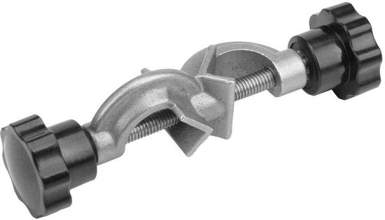 Sostegno per Laboratorio - Installazione Facile - Supporto a Viti - Acciaio Inossidabile - 90 Gradi - Aiuto Pratico - Dimensioni 11x3,5x3,5cm - Standard di Laboratorio