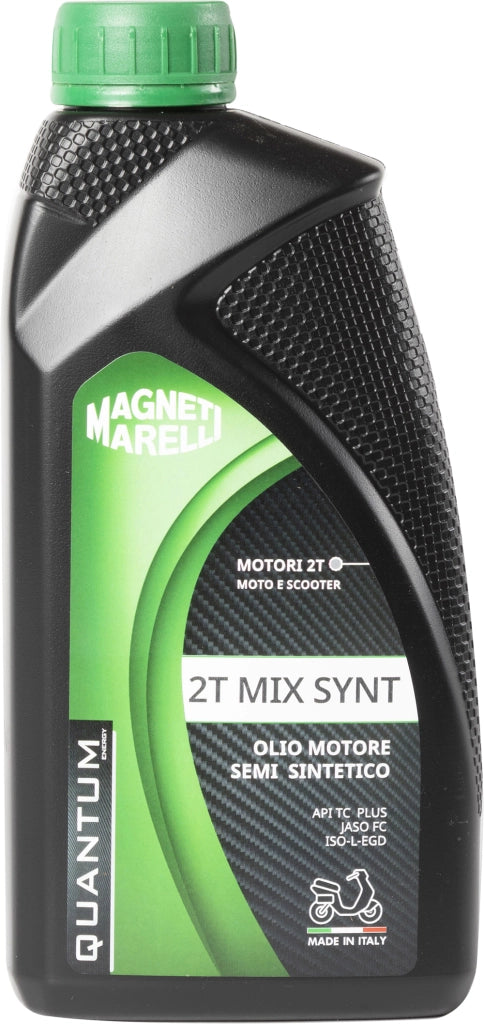 Magneti Marelli Lubrificante Per Motori a 2T - Olio Adatto a Moto e Scooter - Olio Semi Sintetico Mix Synt - Formato 1lt