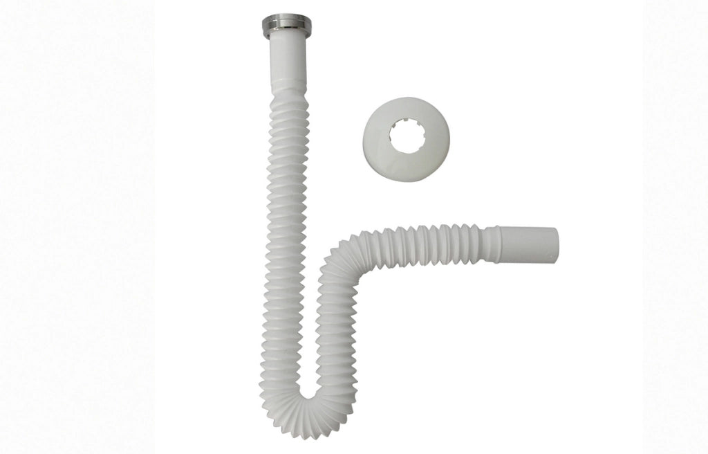 TUBO ESTENSIBILE PER SIFONI CON ROSONE TIPO LUX- 1 S-Brico- FAIDF- pezzi 1