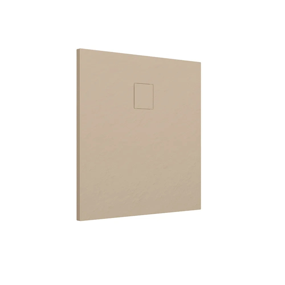 Piatto doccia 90x90 cm colore avorio effetto pietra | Samos