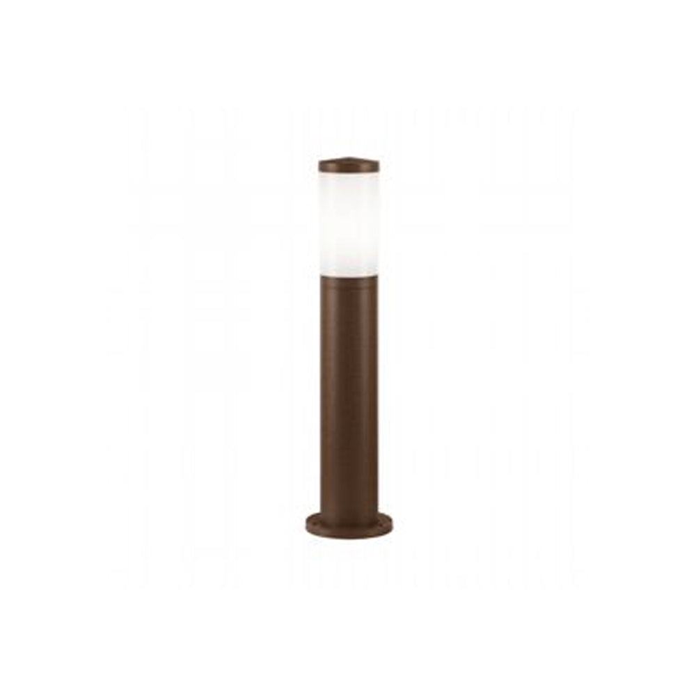 Palo Basso Moderno Panama Alluminio Ruggine-Corten 1 Luce E27 300Cm