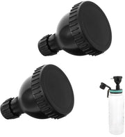 Due pezzi - Polvere proteica contenitore da viaggio, imbuto acqua, imbuto fitness porta chiavi per palestra 50ml (nero)