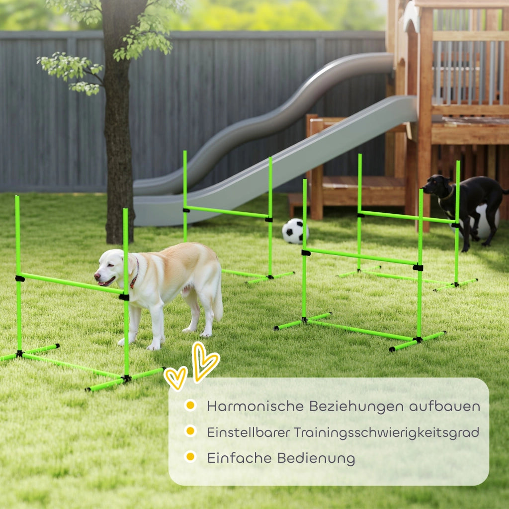Set Agility per Cani ¨C zephmum ¨C Verde 99x65x94 cm