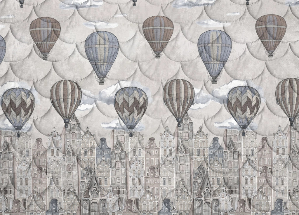 Trapuntino Piumino Estivo 100gr Linea Pensieri Delicati Disegno Volare - Singolo - Beige