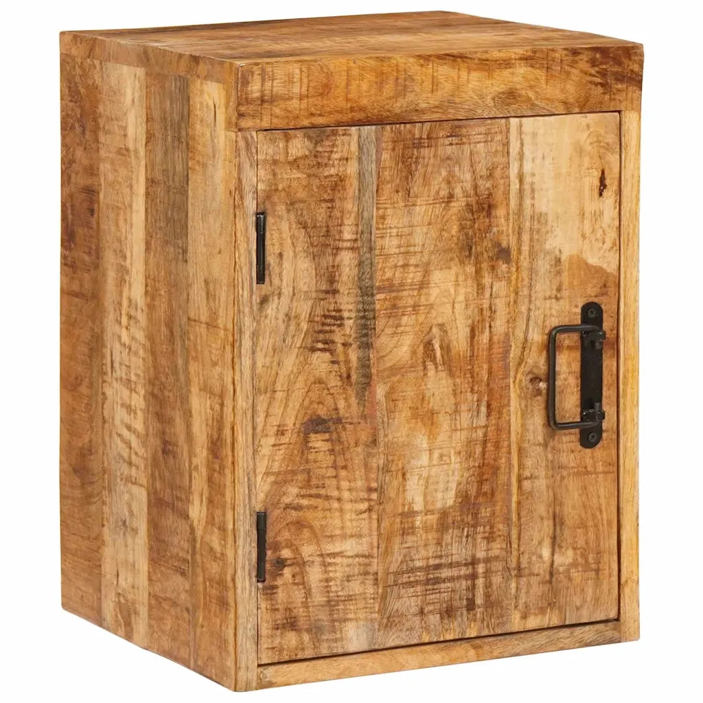vidaXL Comodino 2 pcs Marrone 35 x 33 x 48 cm Legno di mango massello