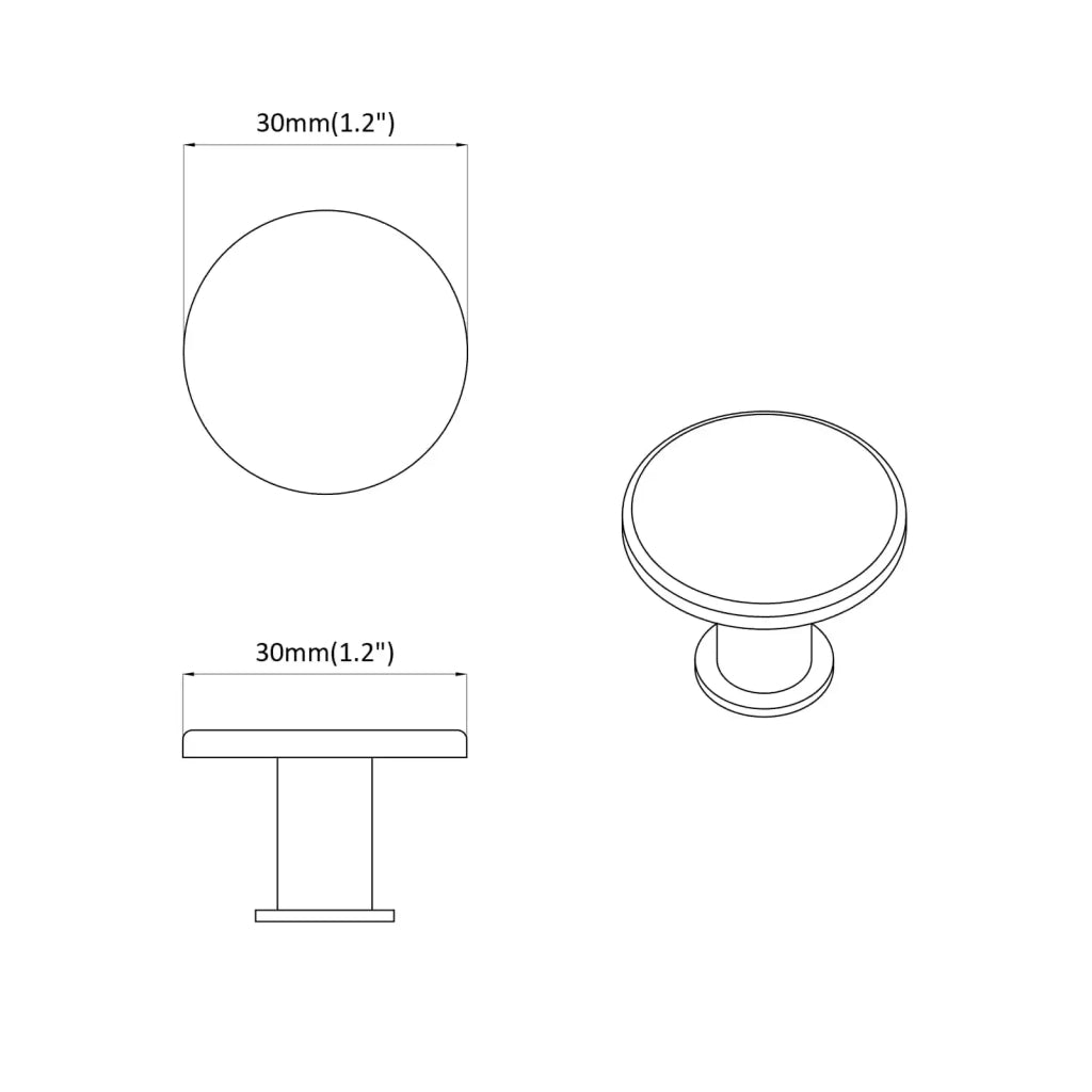 Manico 2 pz Nero ?30 mm Alluminio CFW1294848