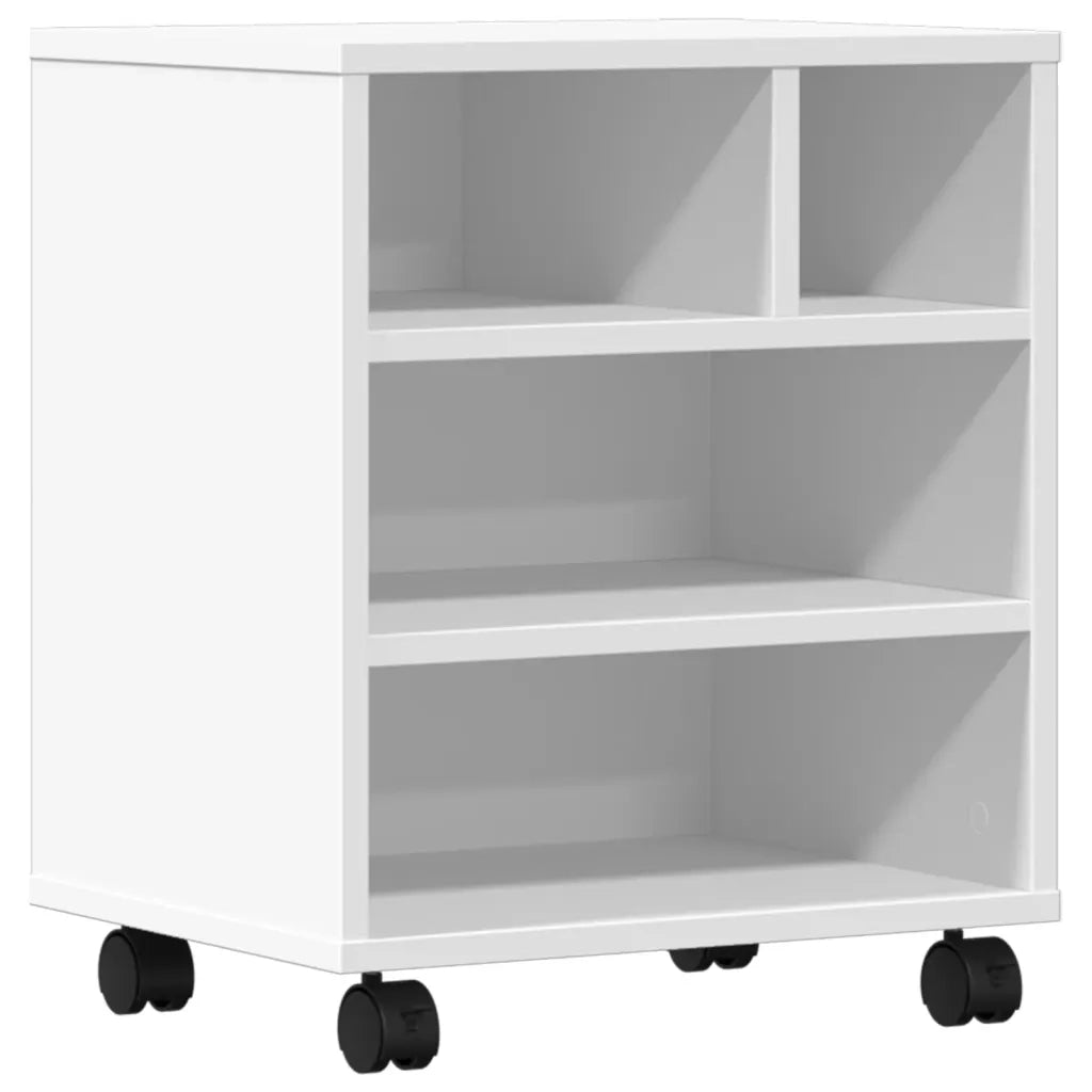 Supporto per Stampante con Ruote Bianco 41x32x48 cm CFW5209500