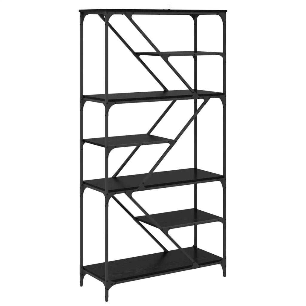 Libreria Rovere Nero 91 x 36 x 176 cm Legno multistrato