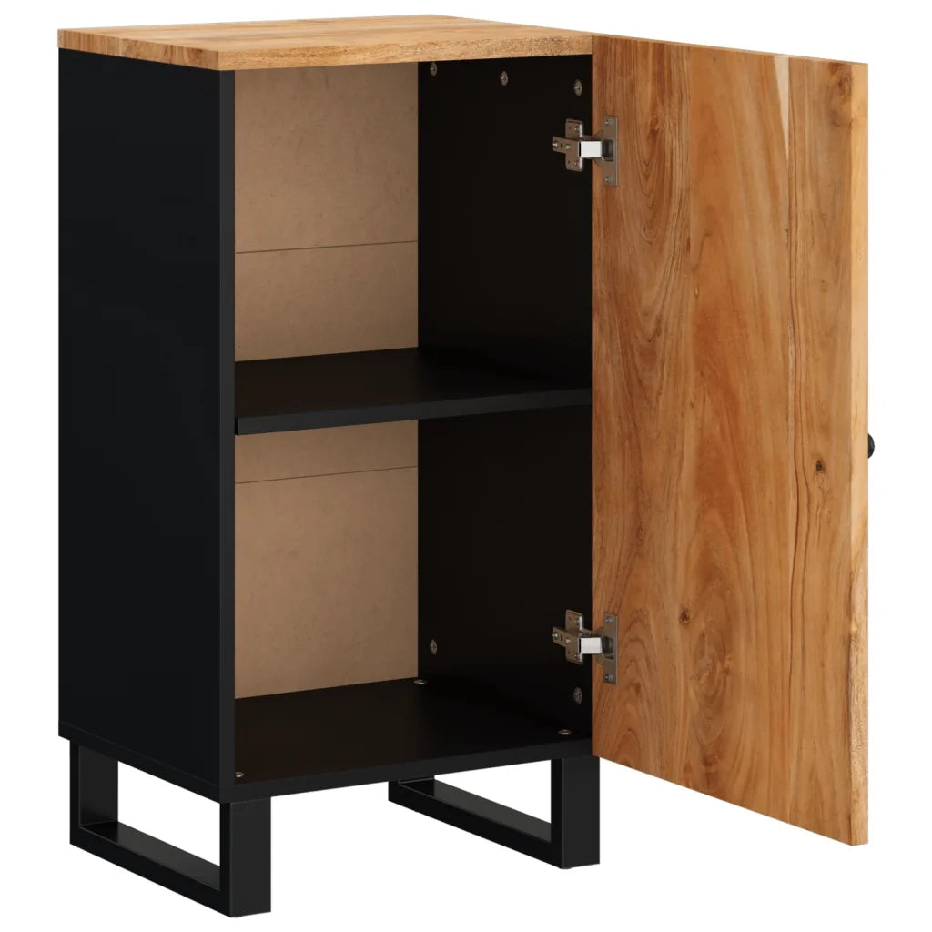 Credenza con Anta 40x31x75 cm in Legno Massello di Acacia 352910