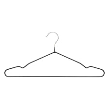 Set di 5 grucce antiscivolo nere