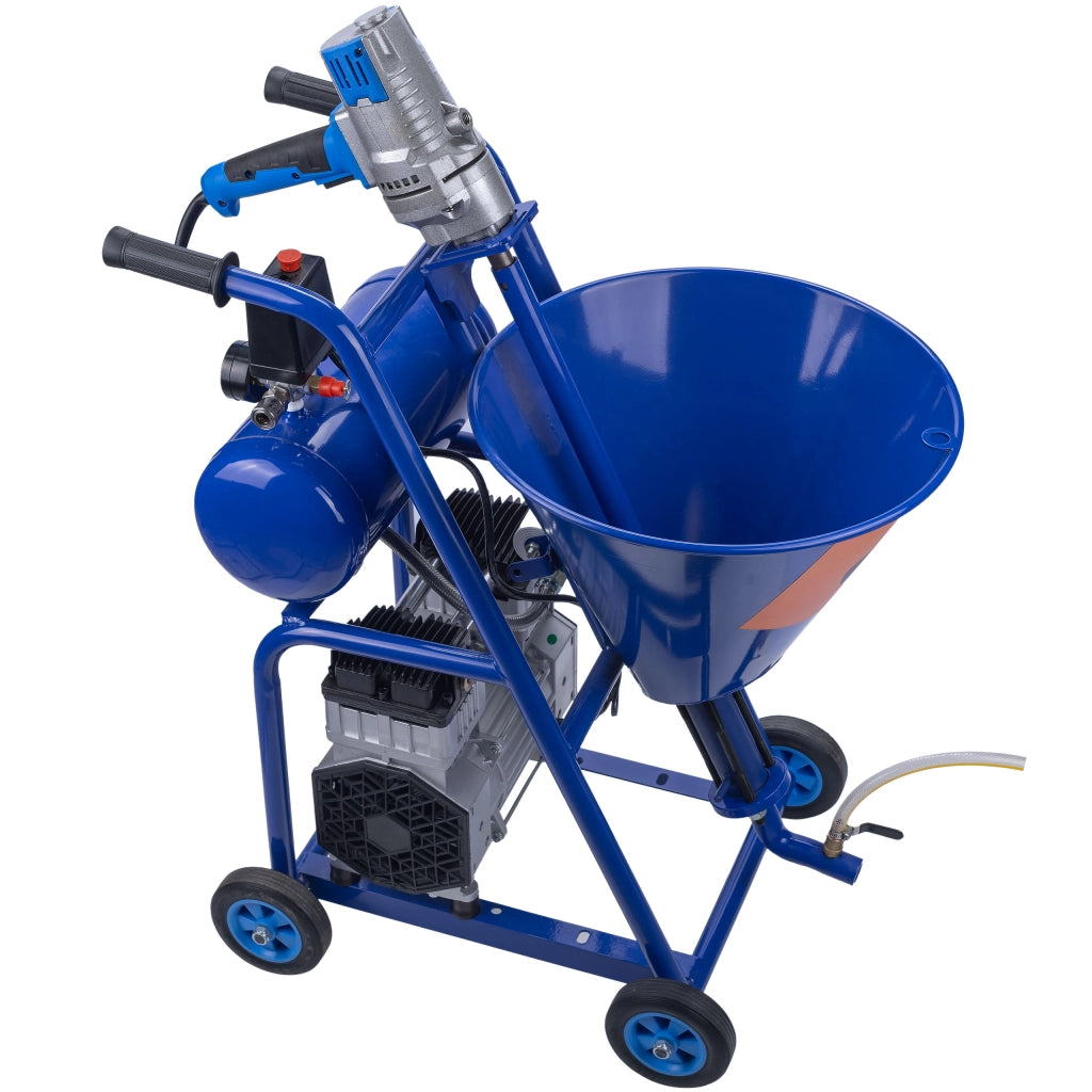Agitatore per Intonaco Rosfix Blue Dragon BD41 – 4100W, 15L/Min, 20MPA | Serbatoio 25L, Compressore Integrato