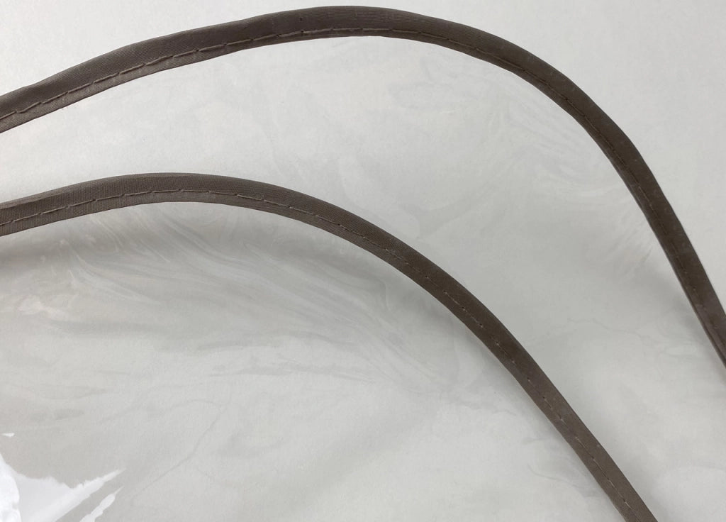 Tovaglia Antimacchia Plastificata Crystal  PVC Trasparente Proteggi Tavolo Con Bordo - 140x140 - Trasparente