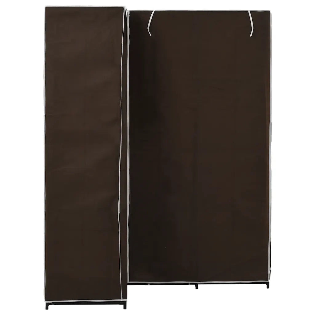Armadio Angolare Marrone 130x87x169 cm 282450