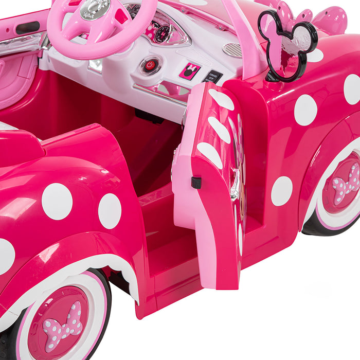 Macchina Elettrica per Bambini Disney Minnie 6V Rosa