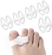 Correttore di Unione Plantare - 10 Pack - Materiale SEBS - Separatore di Tarsi con 2 Cinture