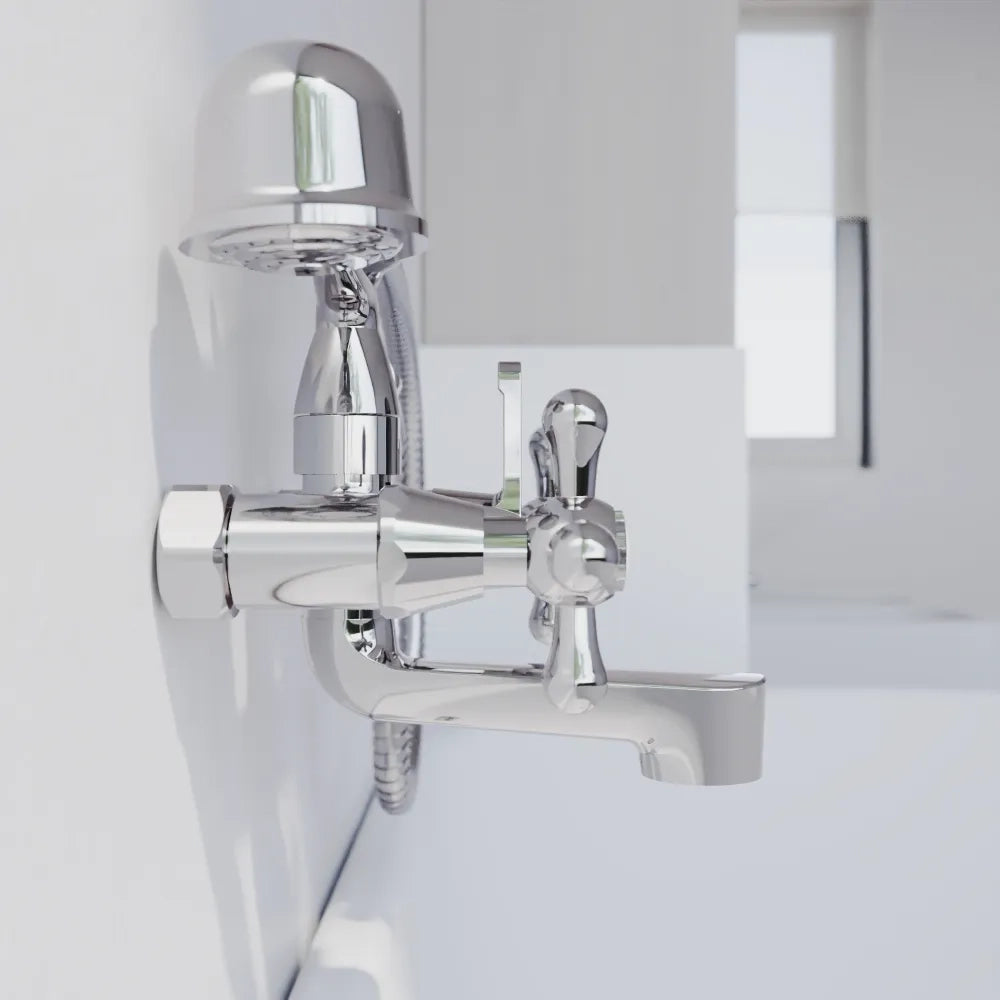 Set miscelatori: lavabo bidet ed esterno vasca a muro | Julia