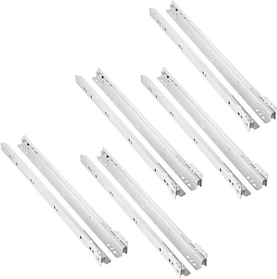 Guida di carico premium 450mm - Estensibile a metà - Maniglie telescopiche - 20 pezzi - Kit di montaggio del carico