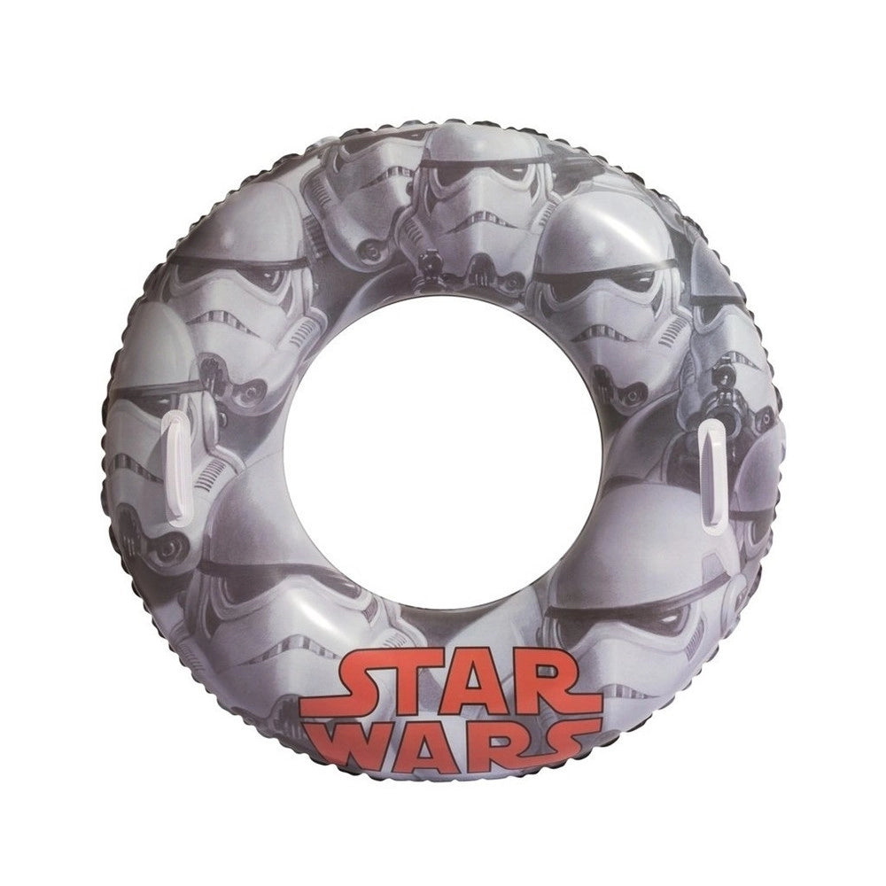 Trade Shop - Salvagente Ciambella Gonfiabile Con Maniglie Star Wars 91cm Per Mare Piscina 019952 -