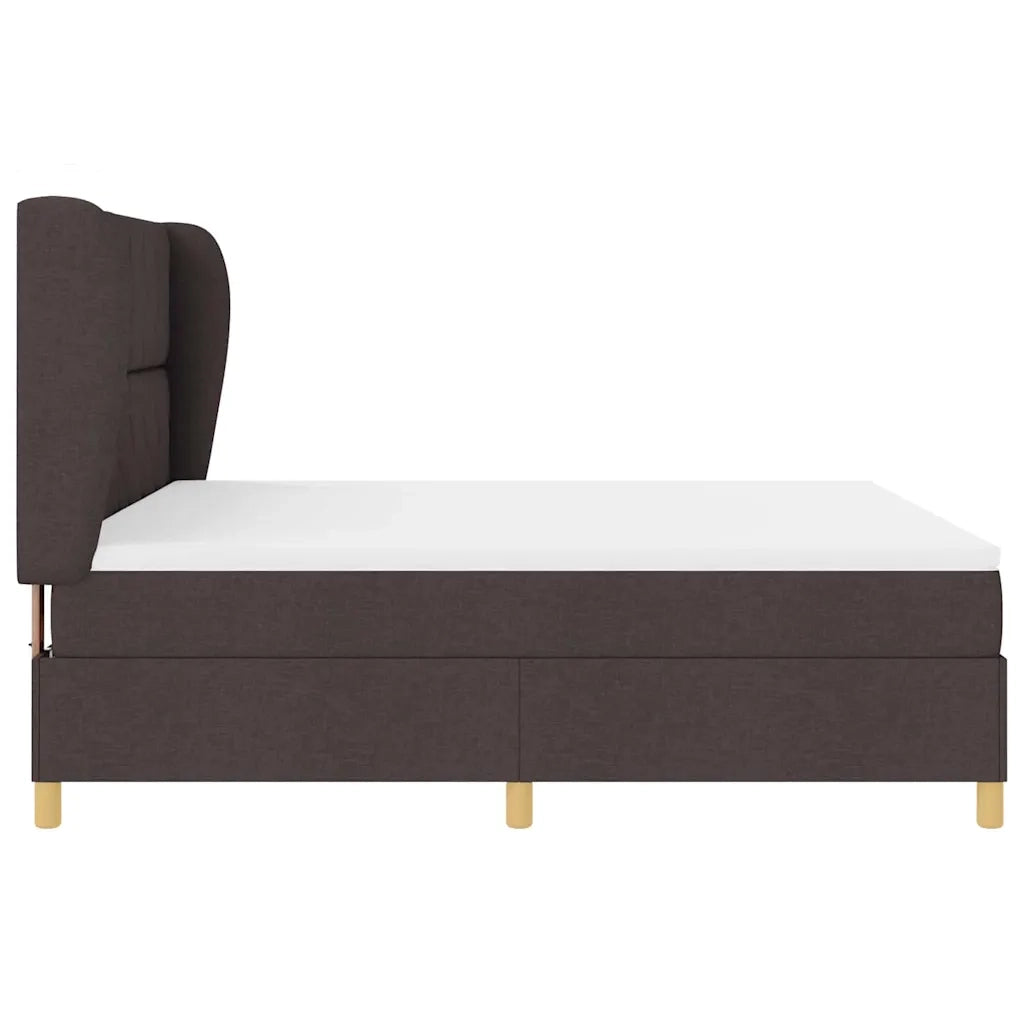 Letto con molle e materasso Grigio Scuro 90x190 cm Tessuto 3340833
