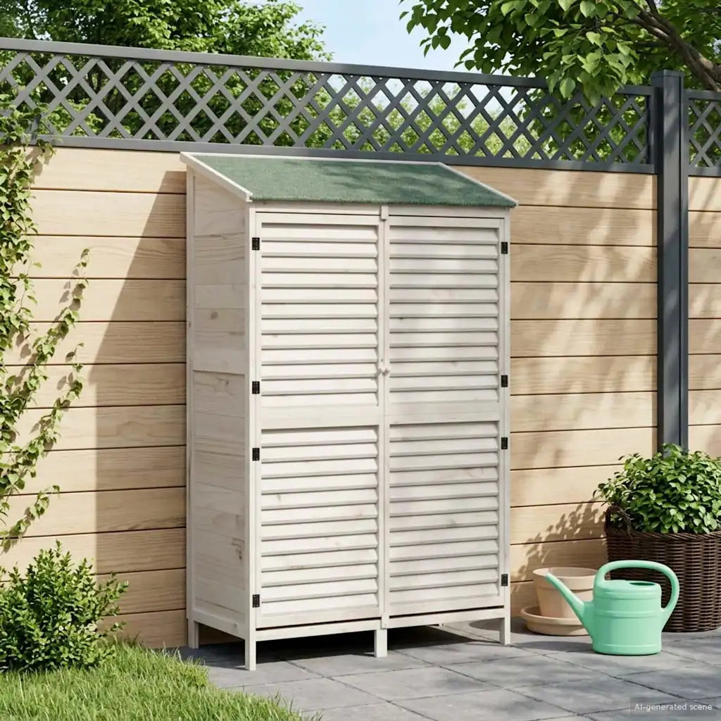 Capanno da Giardino Bianco 106 x 56 x 176,5 cm CFW2553352