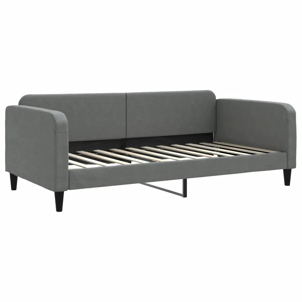 Letto da Giorno Grigio Scuro 100x200 cm in Tessutocod mxl 70657