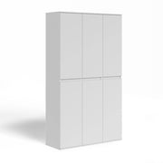Vicco Armadio multifunzione Bianco 111 x 191.5 cm con 6 porte
