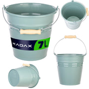 KADAX Wiadro z metalową rączką MEGI 7l 49645 zielo