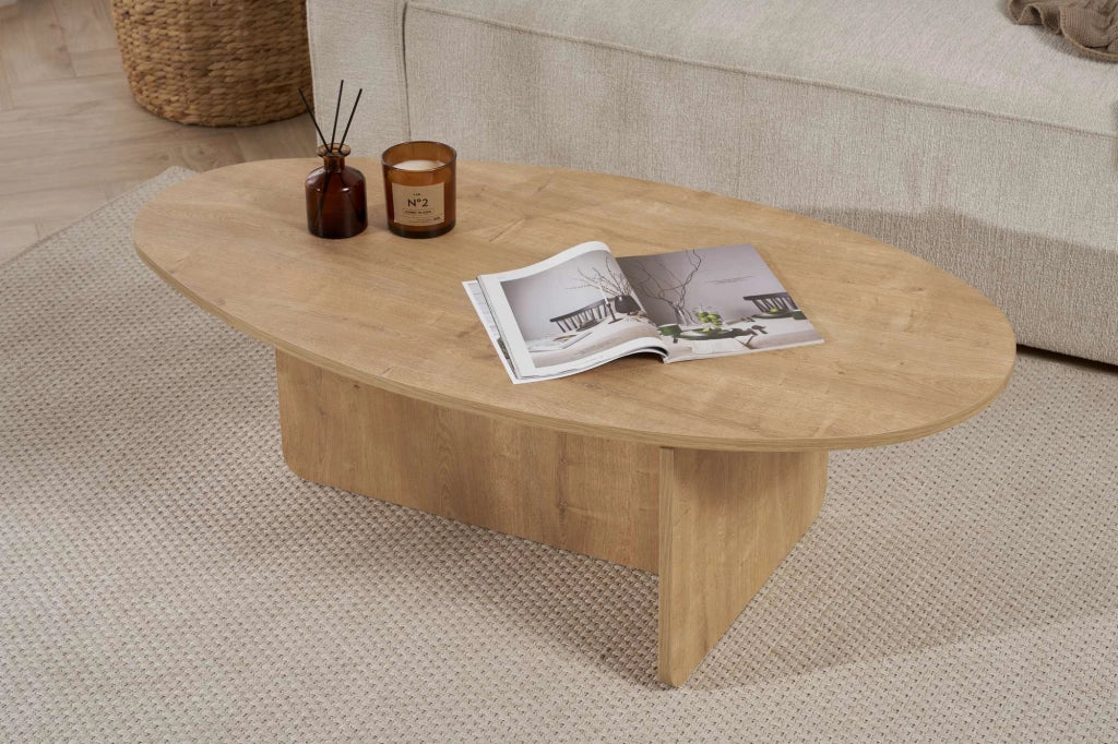 Tavolino in legno "Orba" - 120 x 65 x 40 cm - Rovere