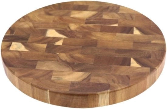 Piastra di taglio in legno reversibile con solchi per l'olio – Grande piastra di taglio per cucina per charcuterie
