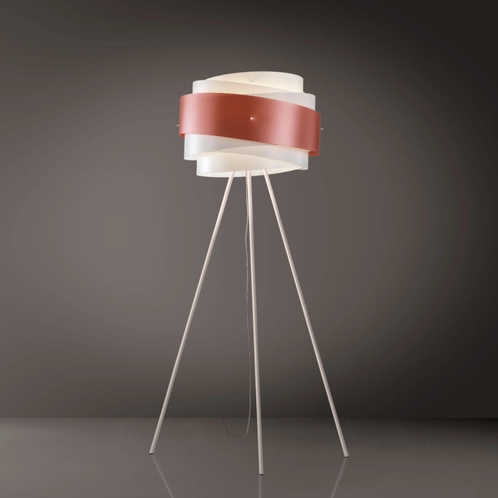 Piantana Moderna 3 Piedi Bea Polilux ® Rame E Metallo 1 Luce E27