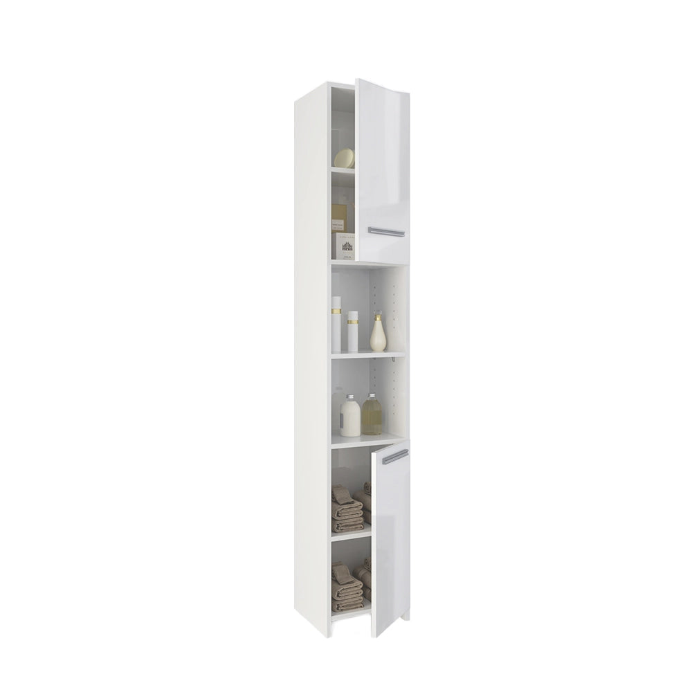 Vicco Mobile bagno alto Bianco lucido/bianco 30 x 190 cm