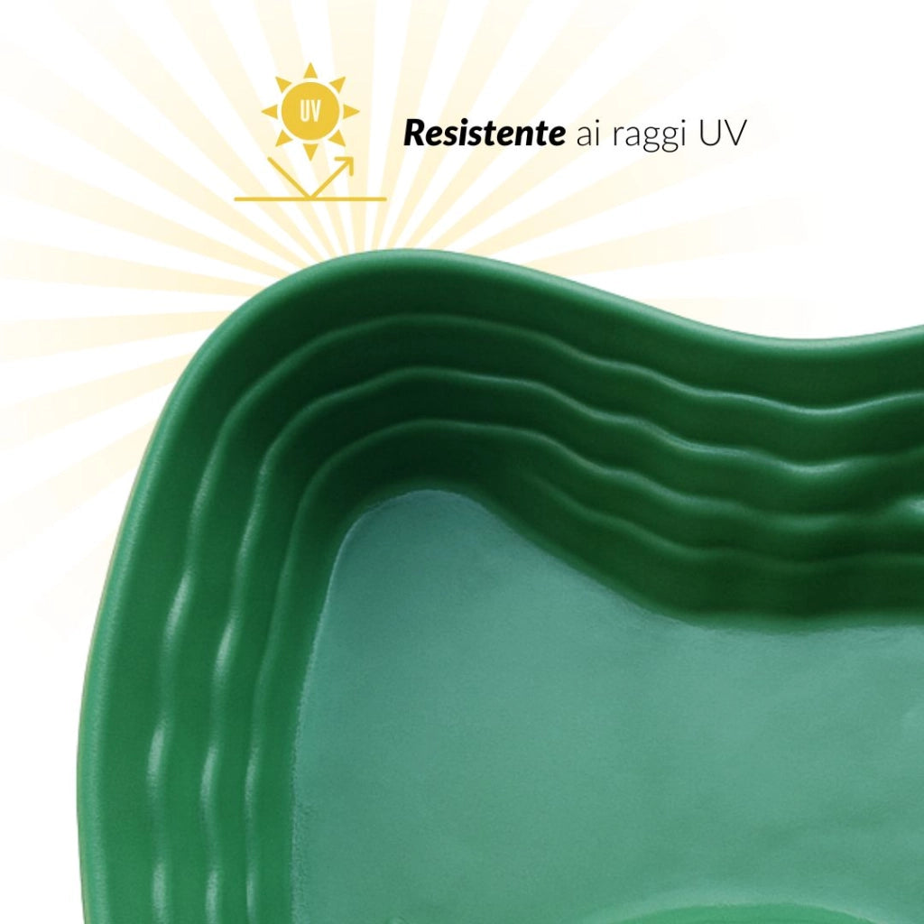 Laghetto da giardino bolsena verde con pompa crystal uvc 9 watt