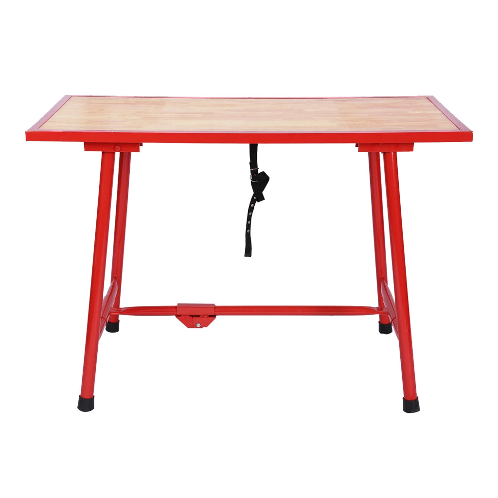 Banco da lavoro pieghevole acciaio 120x62,5cm Tavolo da officina