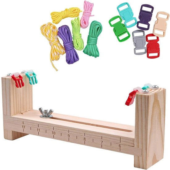 Fascicolo di Paracord in Legno - Pacchetto di 6 Parachutekoorden