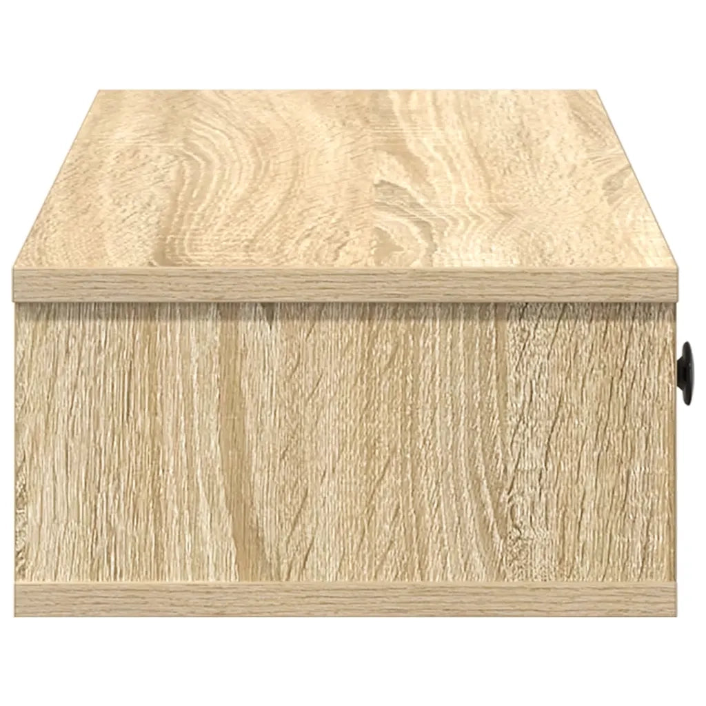 Scaffale a Parete con Cassetti Sonoma 100x37,5x19 cm Truciolato 859961